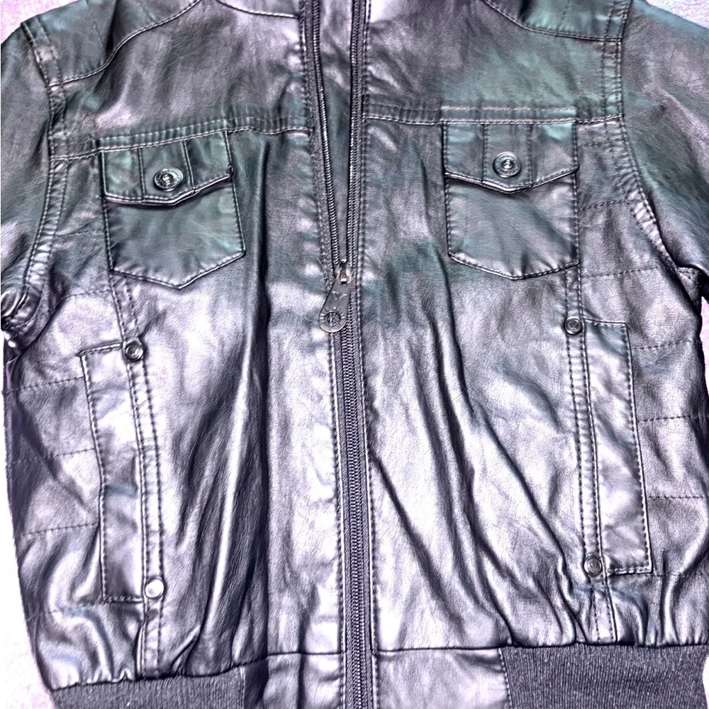 Boys Shaun White Hooded Black Jacket